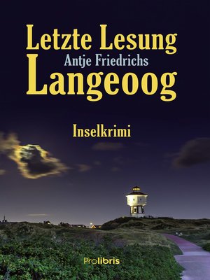 cover image of Letzte Lesung Langeoog